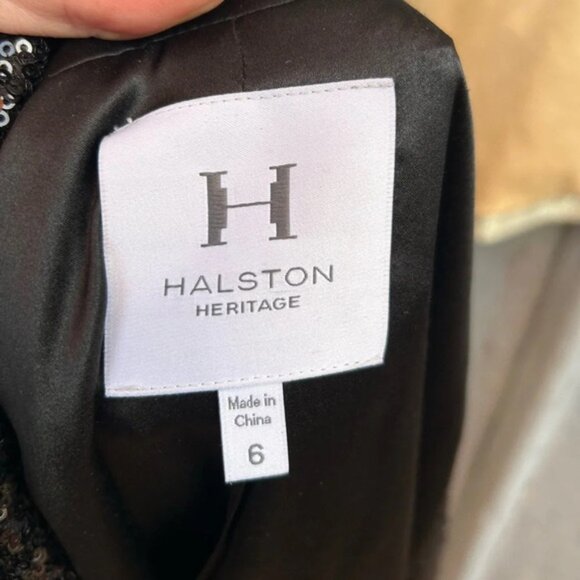 Halston Heritage Seqinned vest, size 6 - Picture 8 of 8